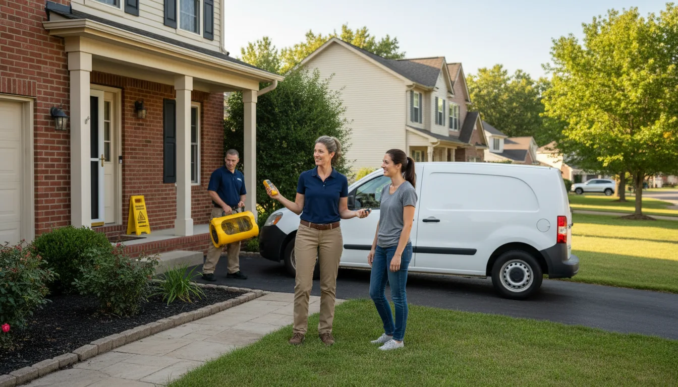 Water restoration image for Dehumidification And Cleanup Services in Hampton, NJ